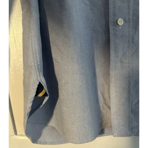 Polo Ralph Lauren Mens Sz XL Long Sleeve Oxford Button Down BSR BLUE Classic Fit - Picture 4 of 5